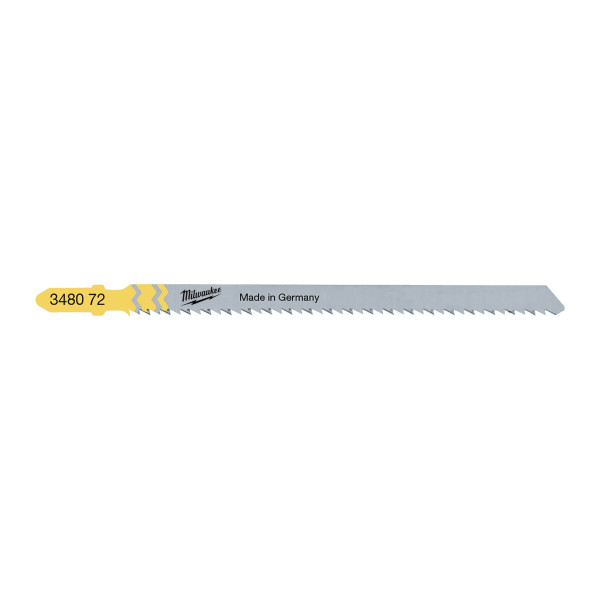 Полотна для лобзиків T101BR MILWAUKEE, 105х2,5мм, (5шт), (зворотній різ)
