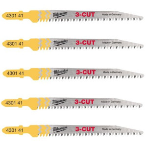 Полотна для лобзиків T234X 3CUT MILWAUKEE, 91х2,5 ...