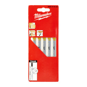 Полотна для лобзиків T344D MILWAUKEE, 105х4,0мм, (...