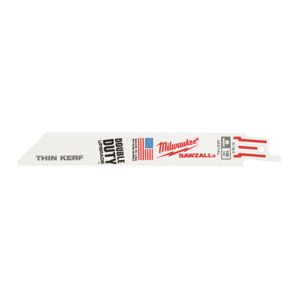 Полотно для шабельних пил THIN KERF MILWAUKEE, 150х1,4мм, (50шт), (метал)