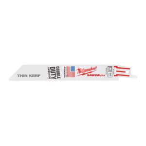 Полотно для шабельних пил THIN KERF MILWAUKEE, 150х1,8мм, (50шт), (метал)