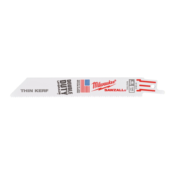 Полотно для шабельних пил THIN KERF MILWAUKEE, 150х1,8мм, (50шт), (метал)