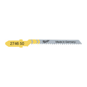 Полотна для лобзиків T119BO MILWAUKEE, 50х2,0мм, (5шт), (деревина, фігурний різ)
