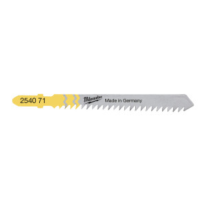 Полотна для лобзиків T111C MILWAUKEE, 75х3,0мм, (5шт), (деревина)
