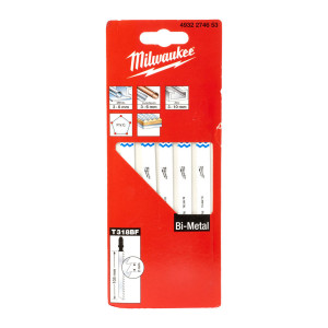 Полотна для лобзиків T318BF Bi-Metal MILWAUKEE, 10...