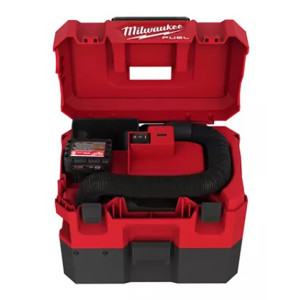 Пилосос акумуляторний MILWAUKEE, M12 FVCL-0, для рідини та сухого сміття (каркас, аксесуари, картонне пакування)