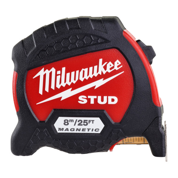 Рулетка магнитная STUD MILWAUKEE GEN II, 8м/25фт (33мм), (заміна на 4932498766) Рулетка магнитная STUD MILWAUKEE GEN II, 8м/25фт (33мм), (заміна на 4932498766)