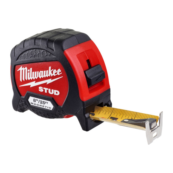 Рулетка магнитная STUD MILWAUKEE GEN II, 8м/25фт (33мм), (заміна на 4932498766) Рулетка магнитная STUD MILWAUKEE GEN II, 8м/25фт (33мм), (заміна на 4932498766)