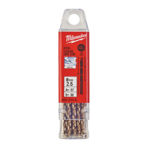 Свердло по металу HSS-Co MILWAUKEE DIN338, діаметр...