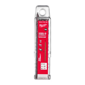 Cвердло по металу HSS-Co MILWAUKEE DIN338, діаметр...