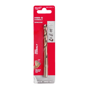 Свердло по металу HSS-Co MILWAUKEE DIN338, діаметр...