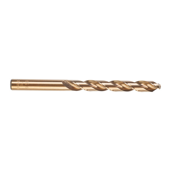 Свердло по металу HSS-Co MILWAUKEE DIN338, діаметр 9,5х125х83мм, (5шт), пластикова коробка