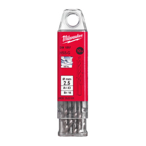 Свердло по металу HSS-G MILWAUKEE DIN1897, діаметр...