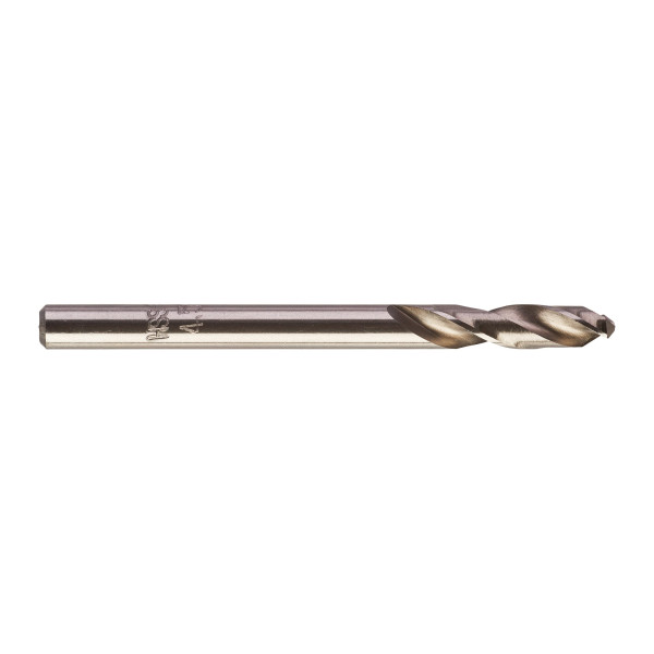 Свердло по металу HSS-G MILWAUKEE DIN1897, діаметр 4,5х58х24мм, скорочене, (10шт), пластикова коробка