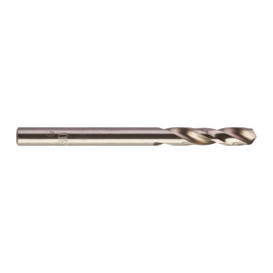 Свердло по металу HSS-G MILWAUKEE DIN1897, діаметр 4,8х62х26мм, скорочене, (10шт), пластикова коробка