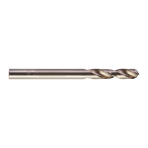 Свердло по металу HSS-G MILWAUKEE DIN1897, діаметр 5,0х62х26мм, скорочене, (10шт), пластикова коробка