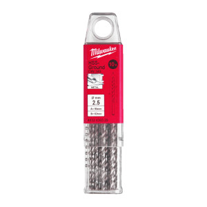 Свердло по металу HSS-G MILWAUKEE DIN340, діаметр ...