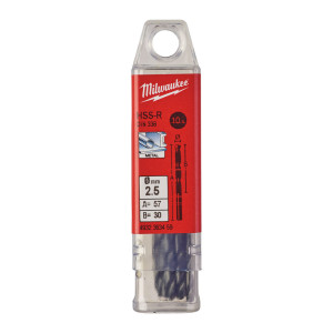 Свердло по металу HSS-R MILWAUKEE DIN338, діаметр ...