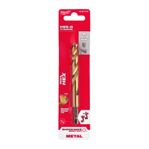 Свердло по металу RedHEX SHOCKWAVE HSS-TiN MILWAUK...