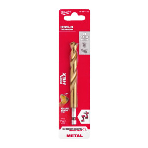 Свердло по металу RedHEX SHOCKWAVE HSS-TiN MILWAUK...