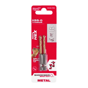 Свердло по металу RedHEX SHOCKWAVE HSS-TiN MILWAUK...