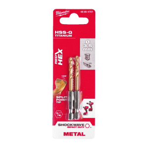 Свердло по металу RedHEX SHOCKWAVE HSS-TiN MILWAUK...