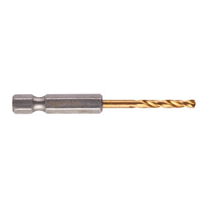 Свердло по металу RedHEX SHOCKWAVE HSS-TiN MILWAUKEE, діаметр 3,0х65х23мм, (2шт)