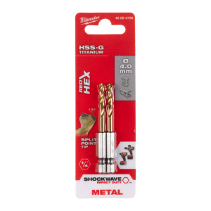 Свердло по металу RedHEX SHOCKWAVE HSS-TiN MILWAUK...