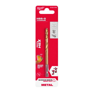 Свердло по металу RedHEX SHOCKWAVE HSS-TiN MILWAUK...