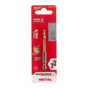 Свердло по металу RedHEX SHOCKWAVE HSS-TiN MILWAUK...