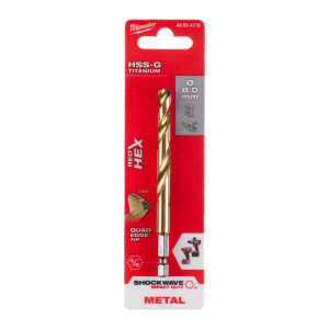 Свердло по металу RedHEX SHOCKWAVE HSS-TiN MILWAUK...