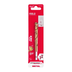 Свердло по металу RedHEX SHOCKWAVE HSS-TiN MILWAUK...