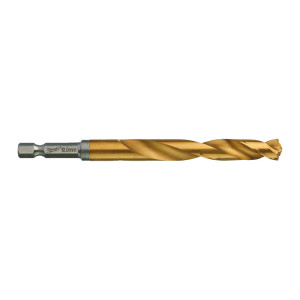 Свердло по металу RedHEX SHOCKWAVE HSS-TiN MILWAUKEE, діаметр 10,0х120х76мм, (5шт), пластикова коробка