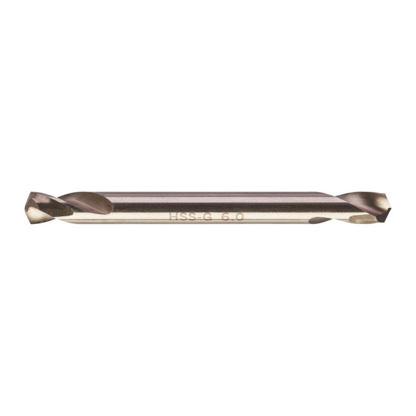 Свердло по металу HSS-G MILWAUKEE, DIN 1412 C, діаметр 6.0х66х19мм, двостороннє, (10шт) Свердло по металу HSS-G MILWAUKEE, DIN 1412 C, діаметр 6.0х66х19мм, двостороннє, (10шт)