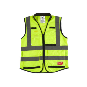 Жилет сигнальний Hi-Viz PREMIUM MILWAUKEE жовтий, розмір 2XL/3X